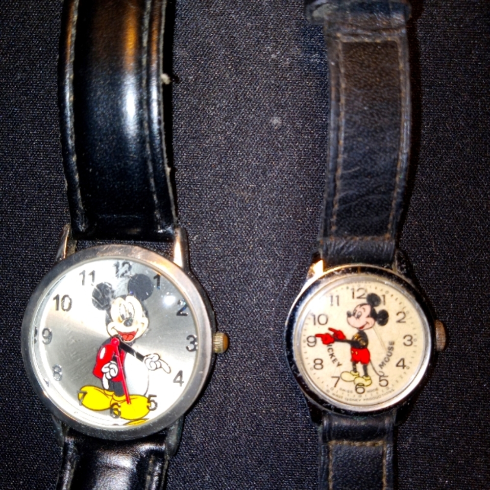 Vintage mickey mouse watches